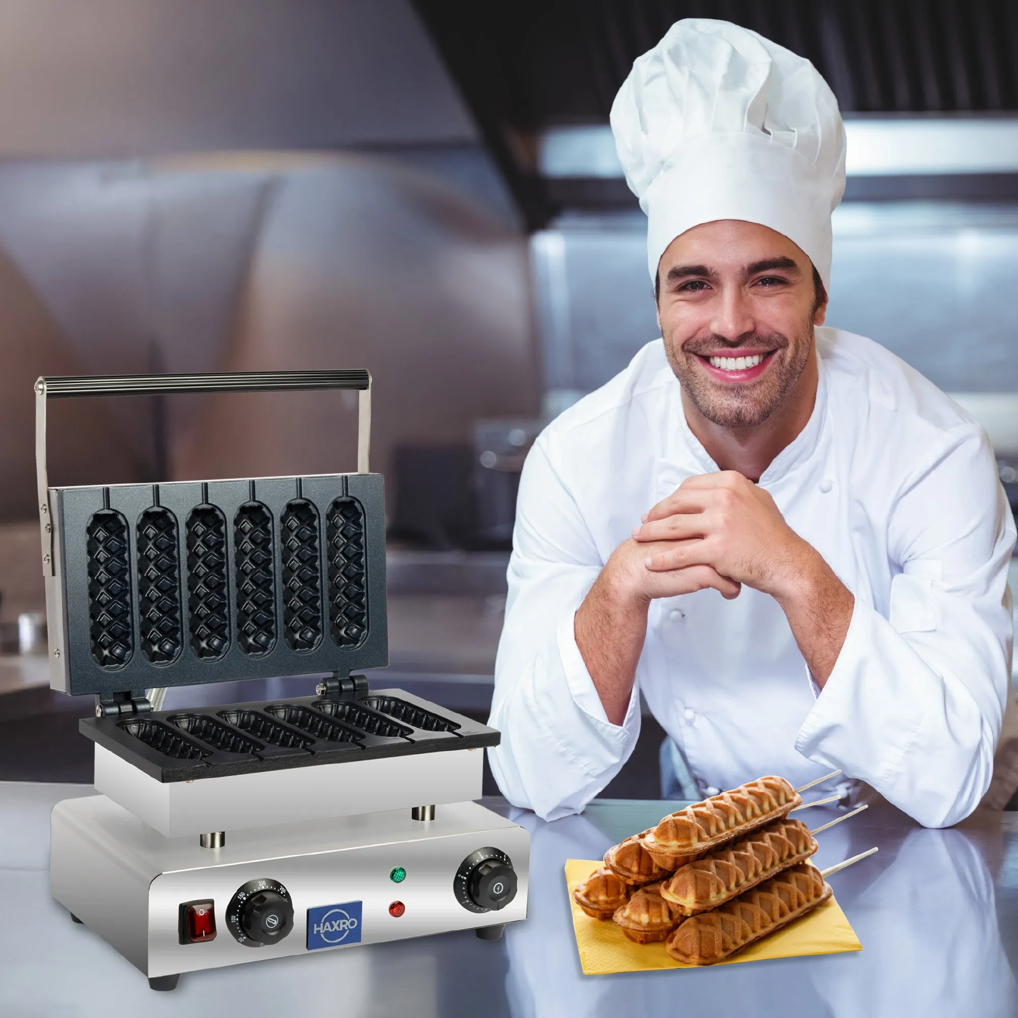 HAXRO Lolly Waffle Maker