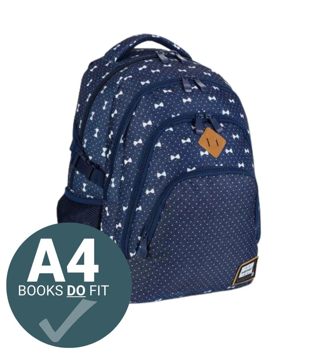 Head - Bow Dots - 3 Compartment Backpack