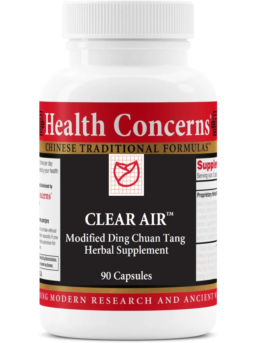 Health Concerns, Clear Air, 90 ct