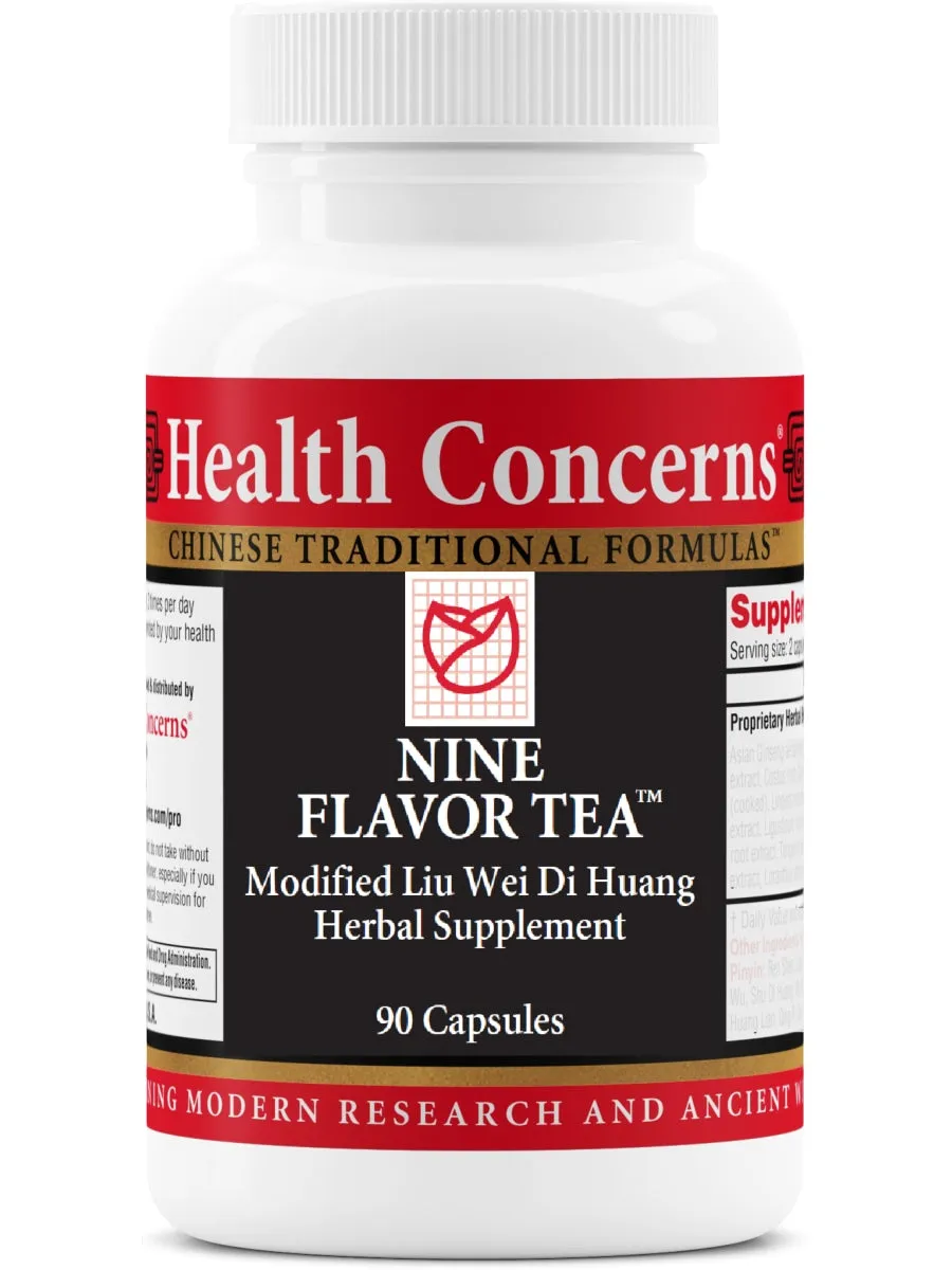 Health Concerns, Nine Flavor Tea, 90 ct