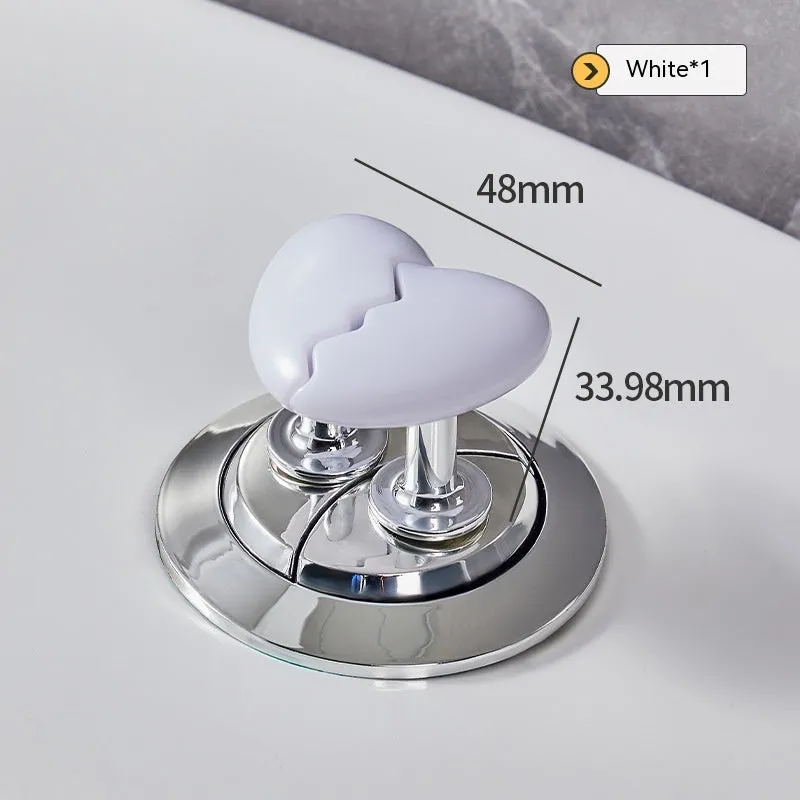 Heart-shaped Toilet Flushing Handles