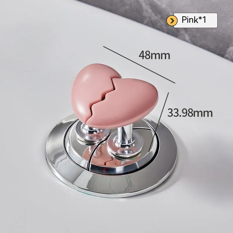 Heart-shaped Toilet Flushing Handles