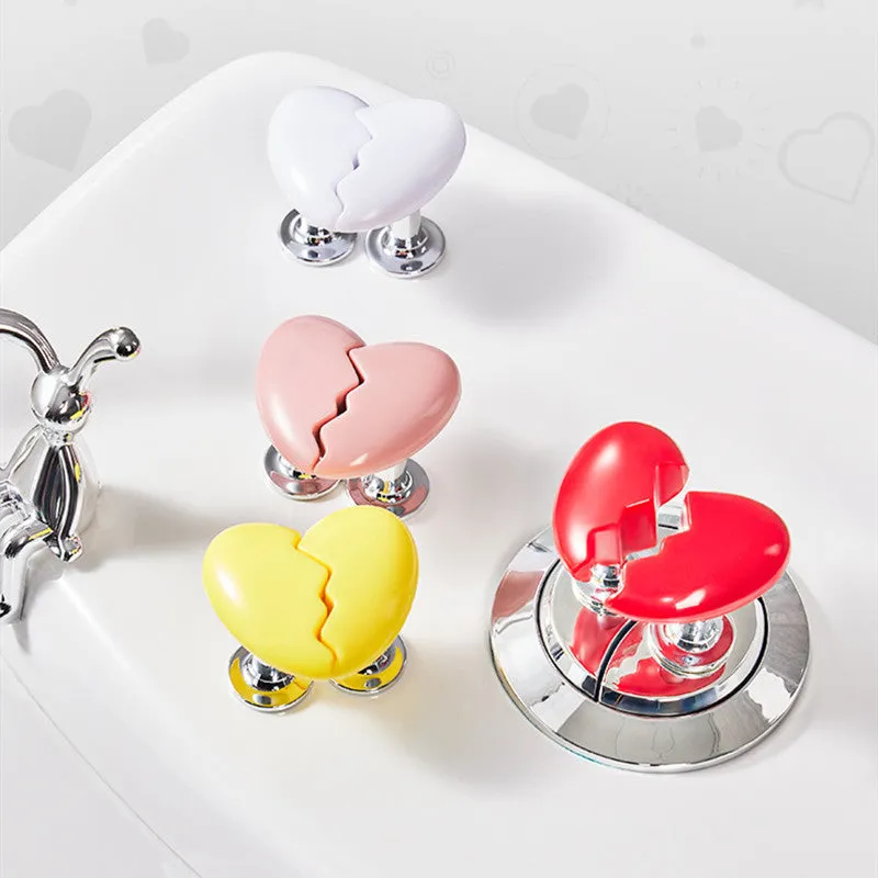 Heart-shaped Toilet Flushing Handles