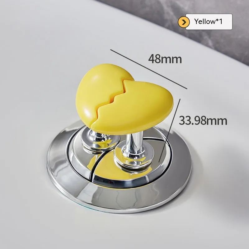 Heart-shaped Toilet Flushing Handles
