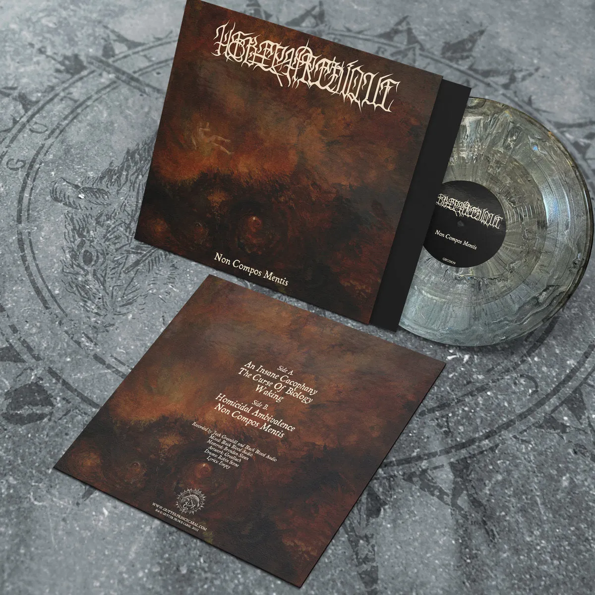 HEBEPHRENIQUE (AUS) - Non Compos Mentis 12" EP