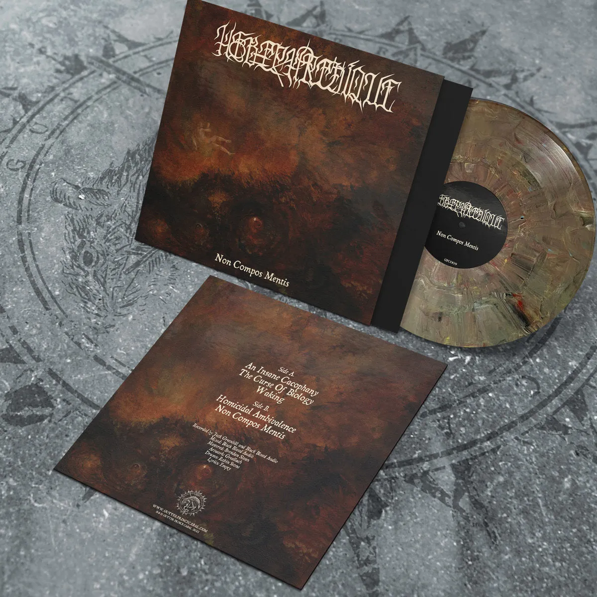 HEBEPHRENIQUE (AUS) - Non Compos Mentis 12" EP