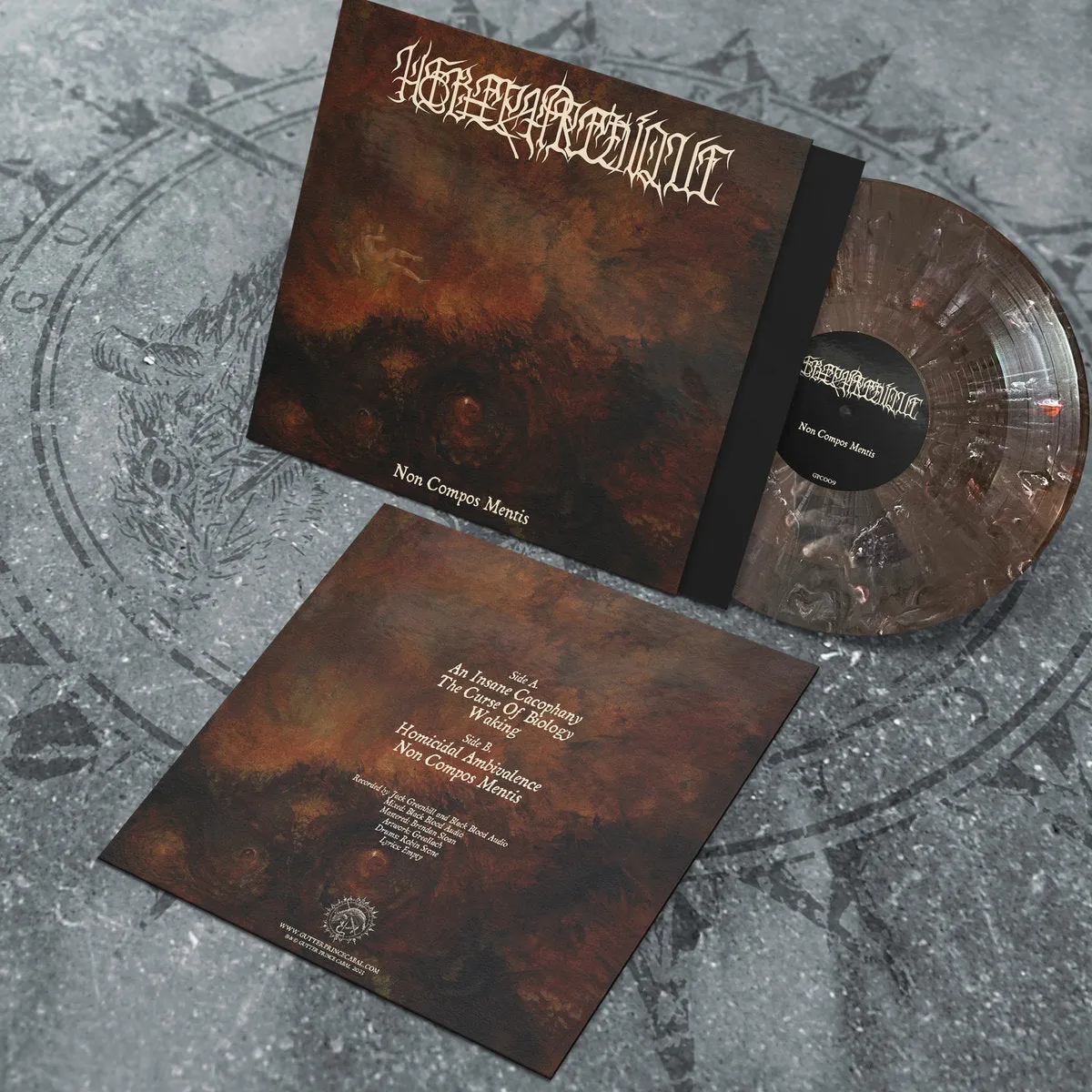 HEBEPHRENIQUE (AUS) - Non Compos Mentis 12" EP