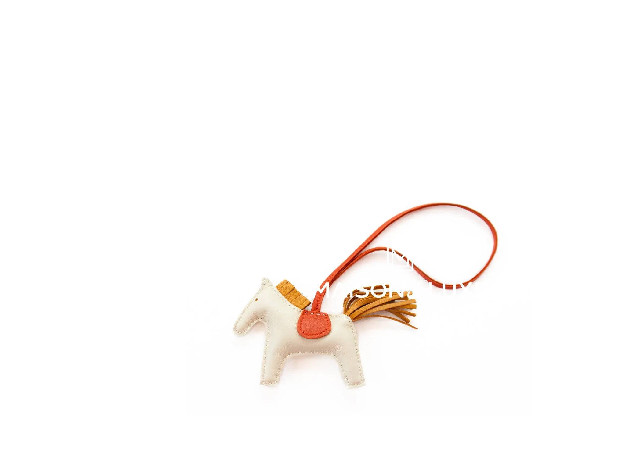 Hermes Craie / Sesame / Coraline Rodeo Bag Charm PM