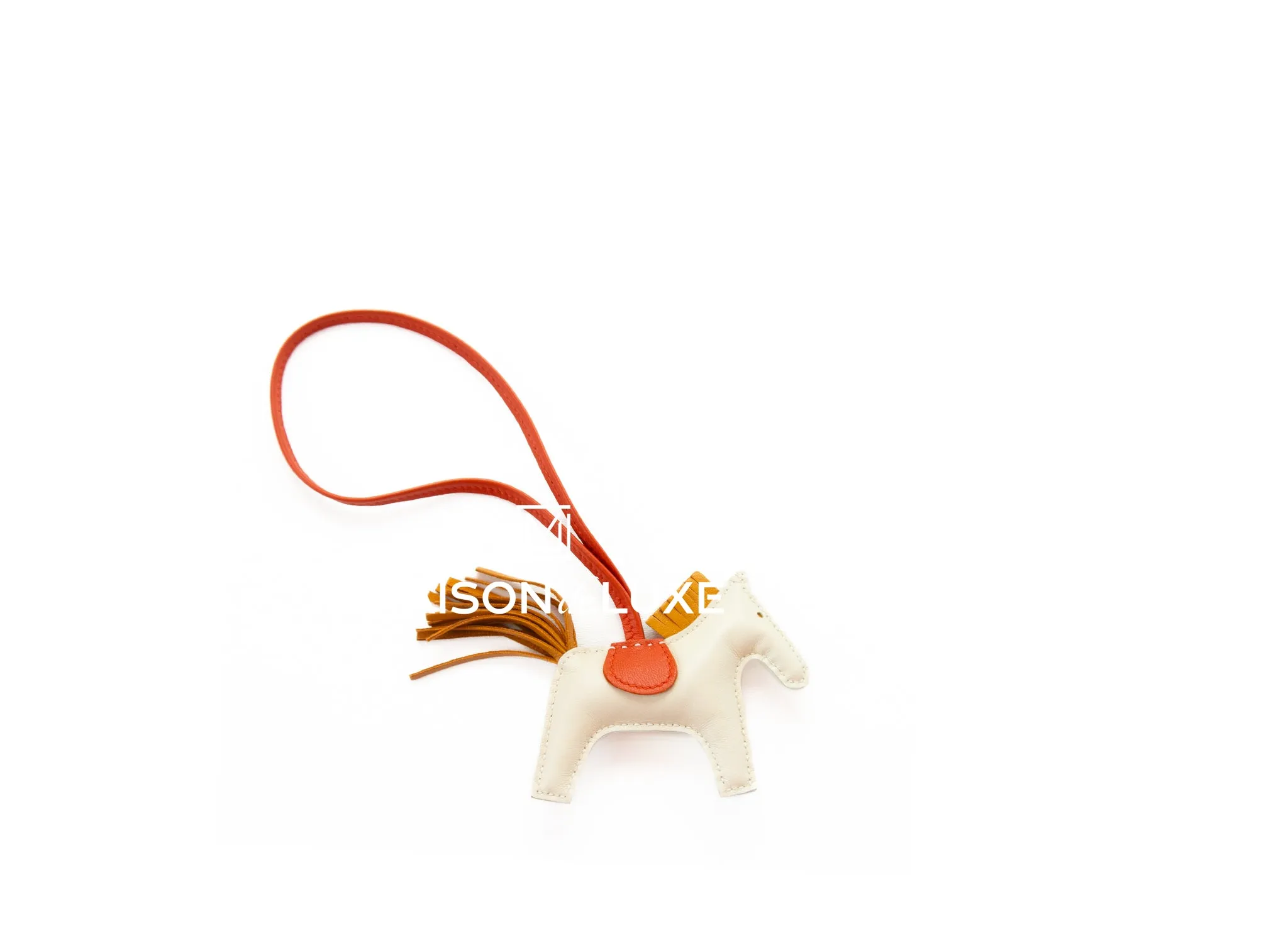Hermes Craie / Sesame / Coraline Rodeo Bag Charm PM