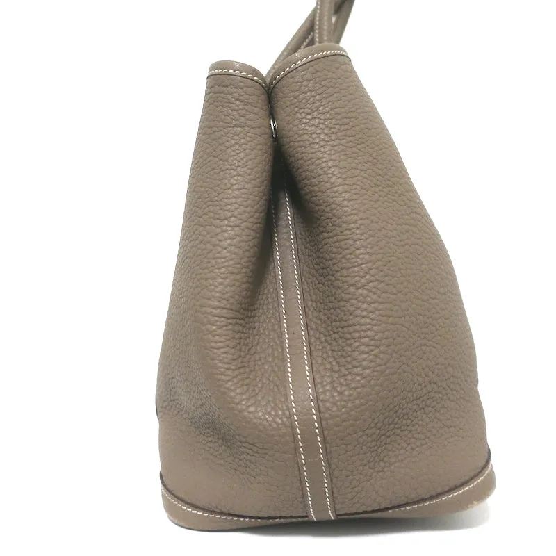Hermes Garden Party 36 MM Tote Etoupe Leather