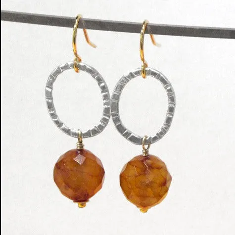 Hey Now! Earrings, Carnelian