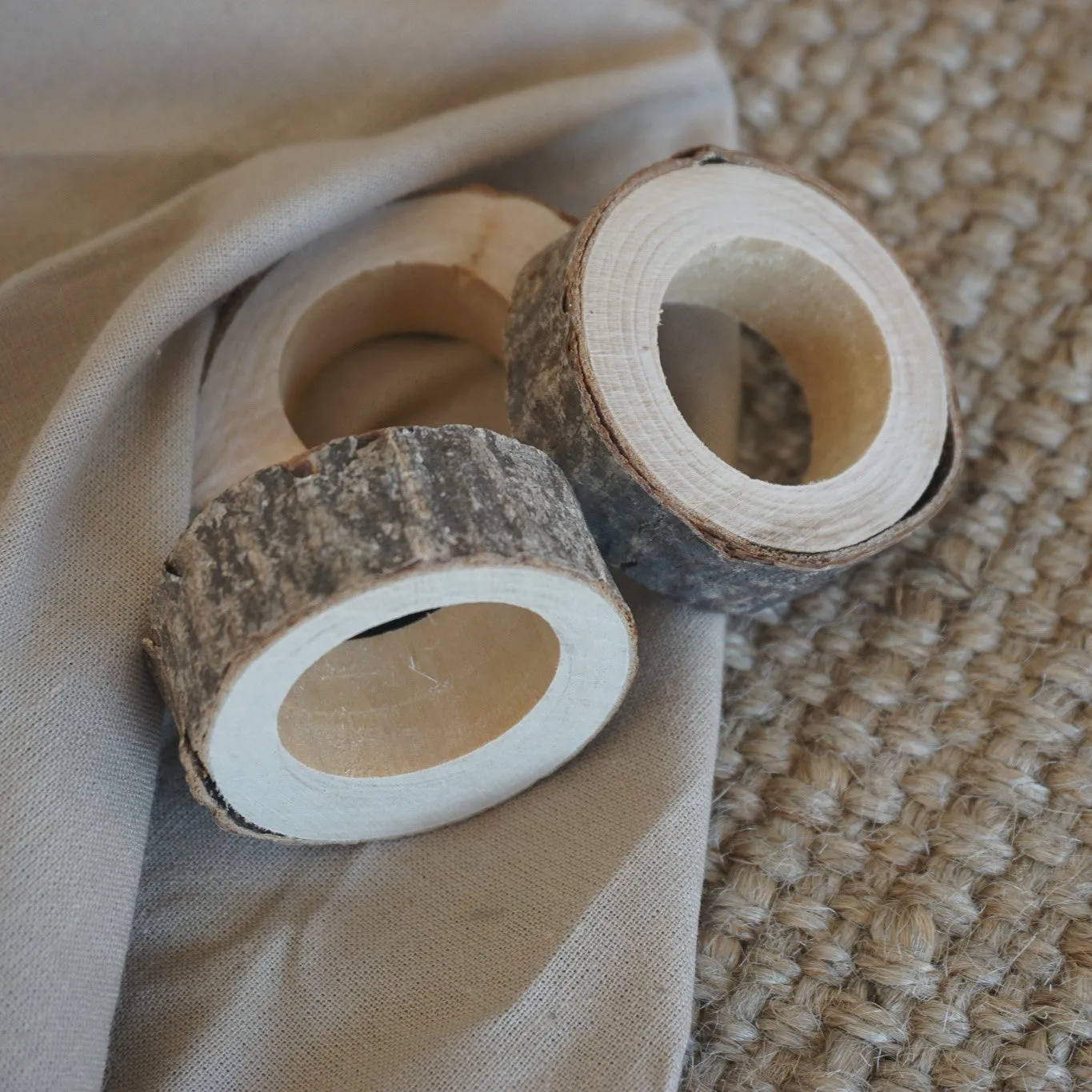 Hollow Tree Napkin Rings