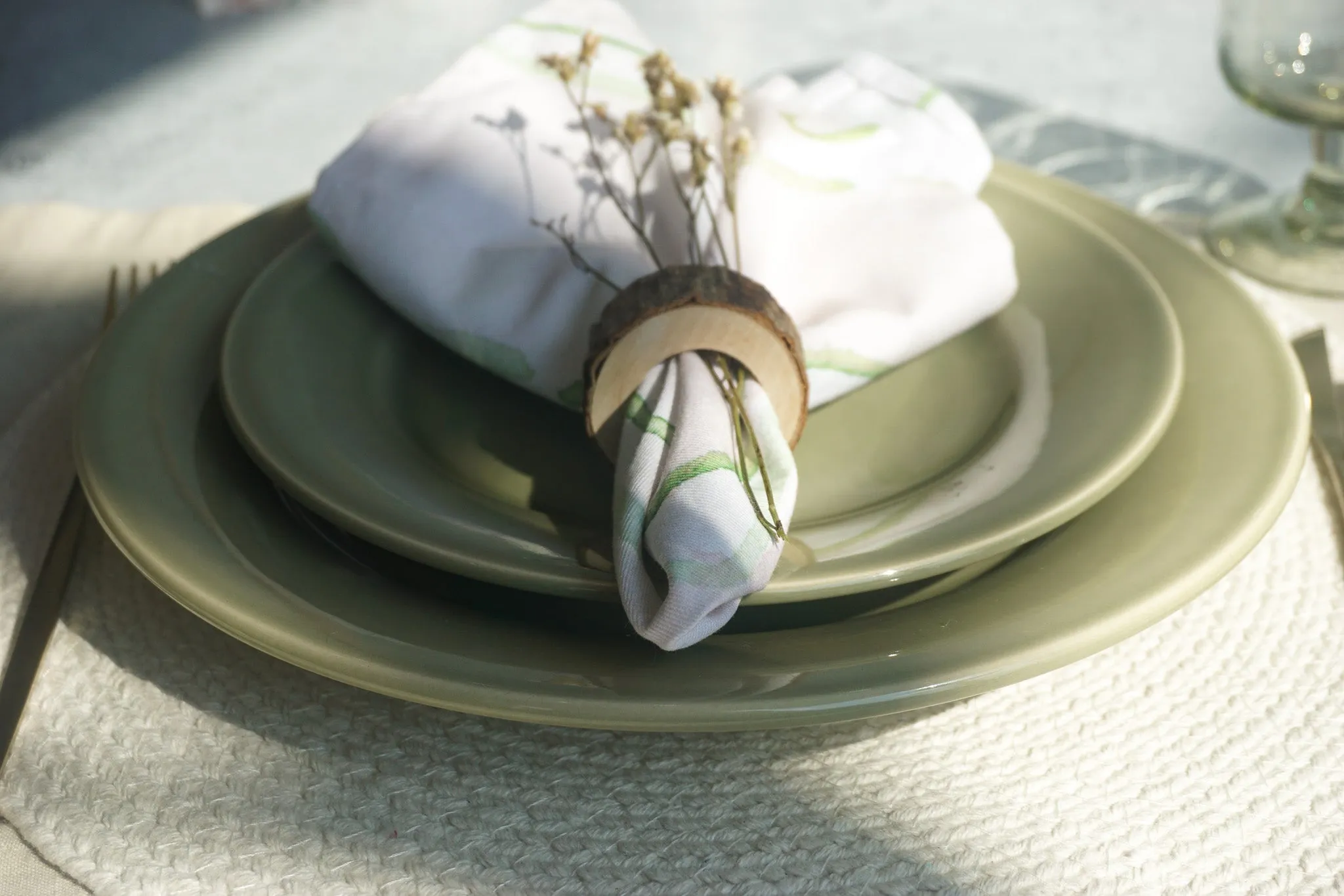 Hollow Tree Napkin Rings