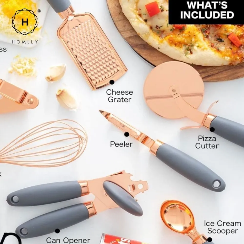 Homlly 7pcs Kitchen Gadget Set with Soft Touch Handles