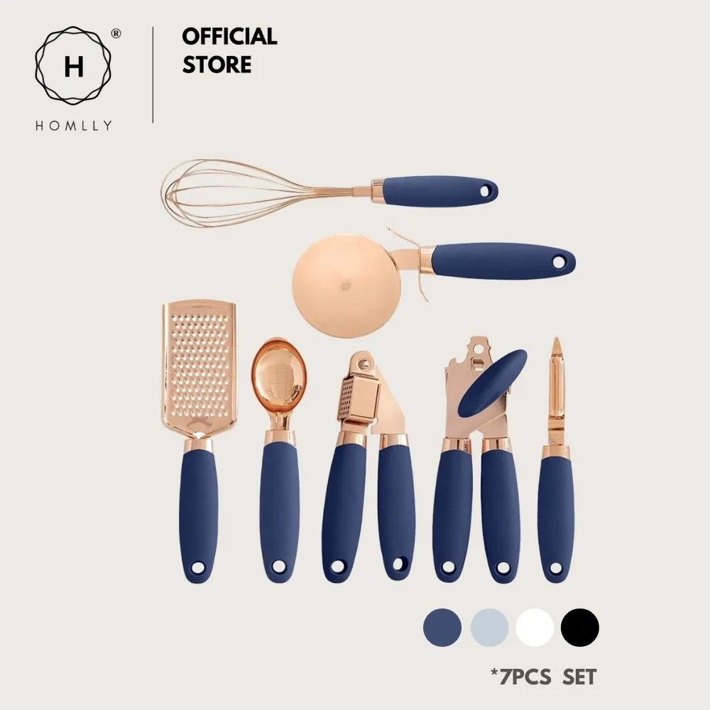 Homlly 7pcs Kitchen Gadget Set with Soft Touch Handles
