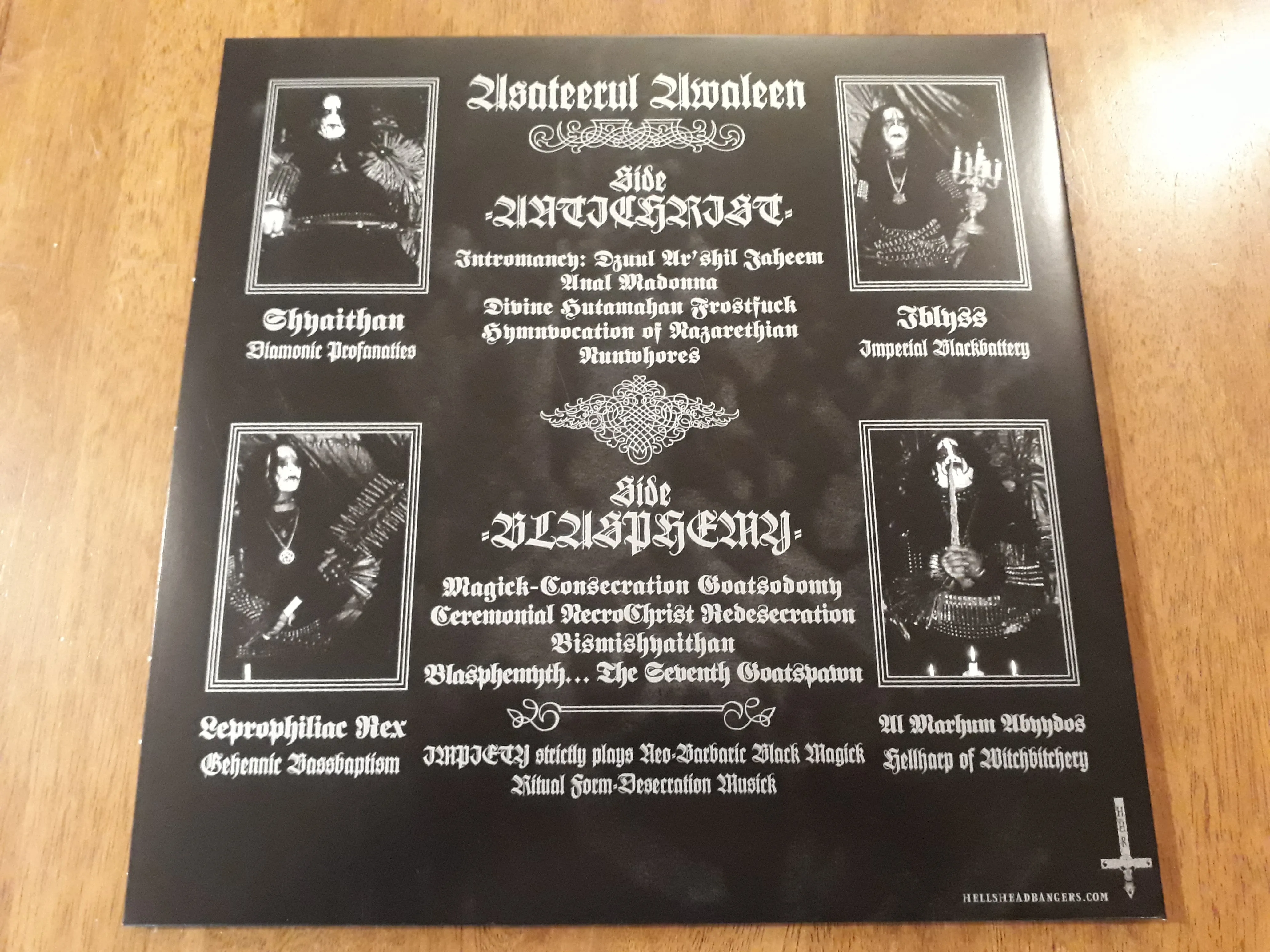 IMPIETY - 1996 - Asateerul Awaleen VINYL