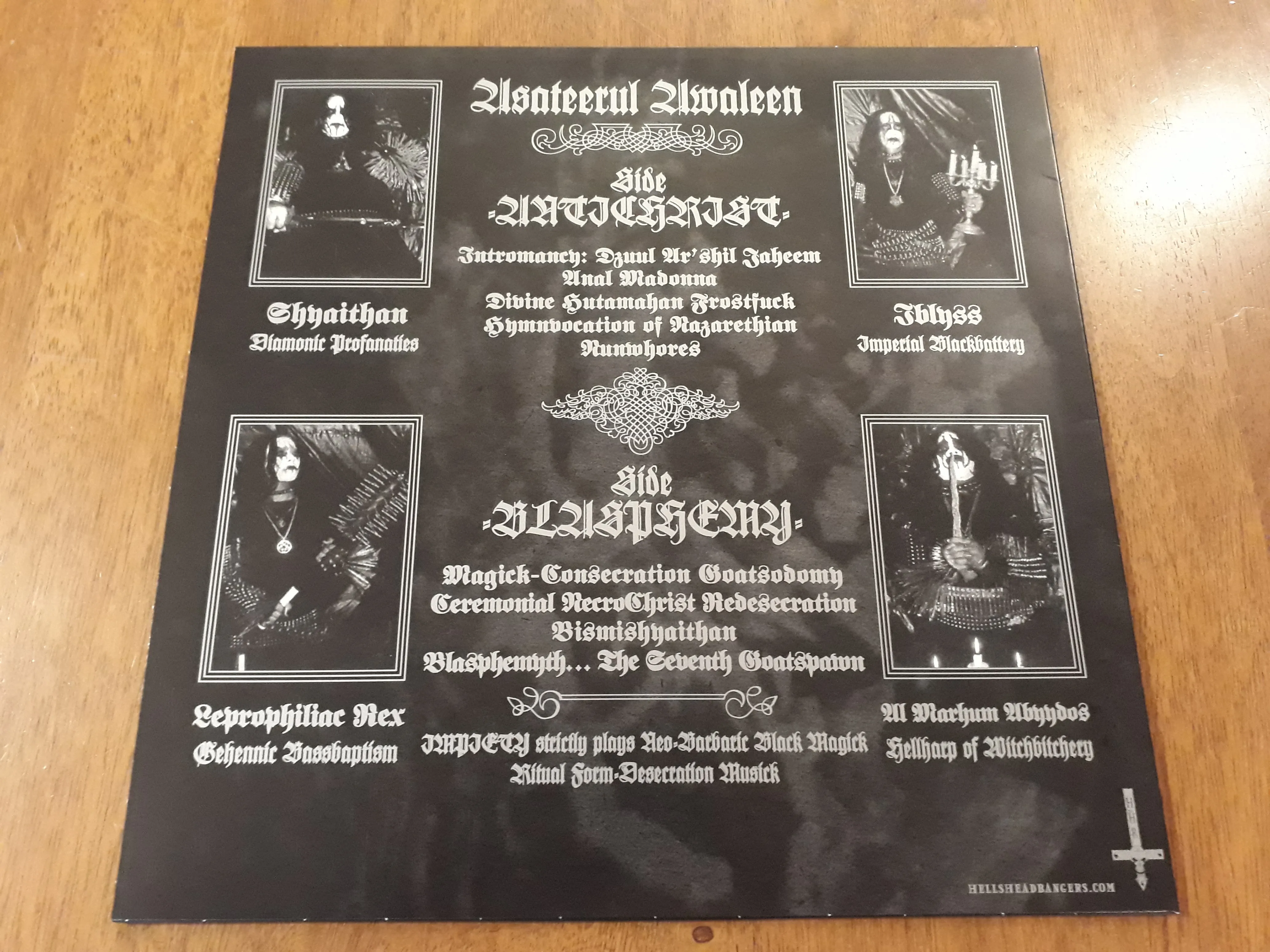 IMPIETY - 1996 - Asateerul Awaleen VINYL