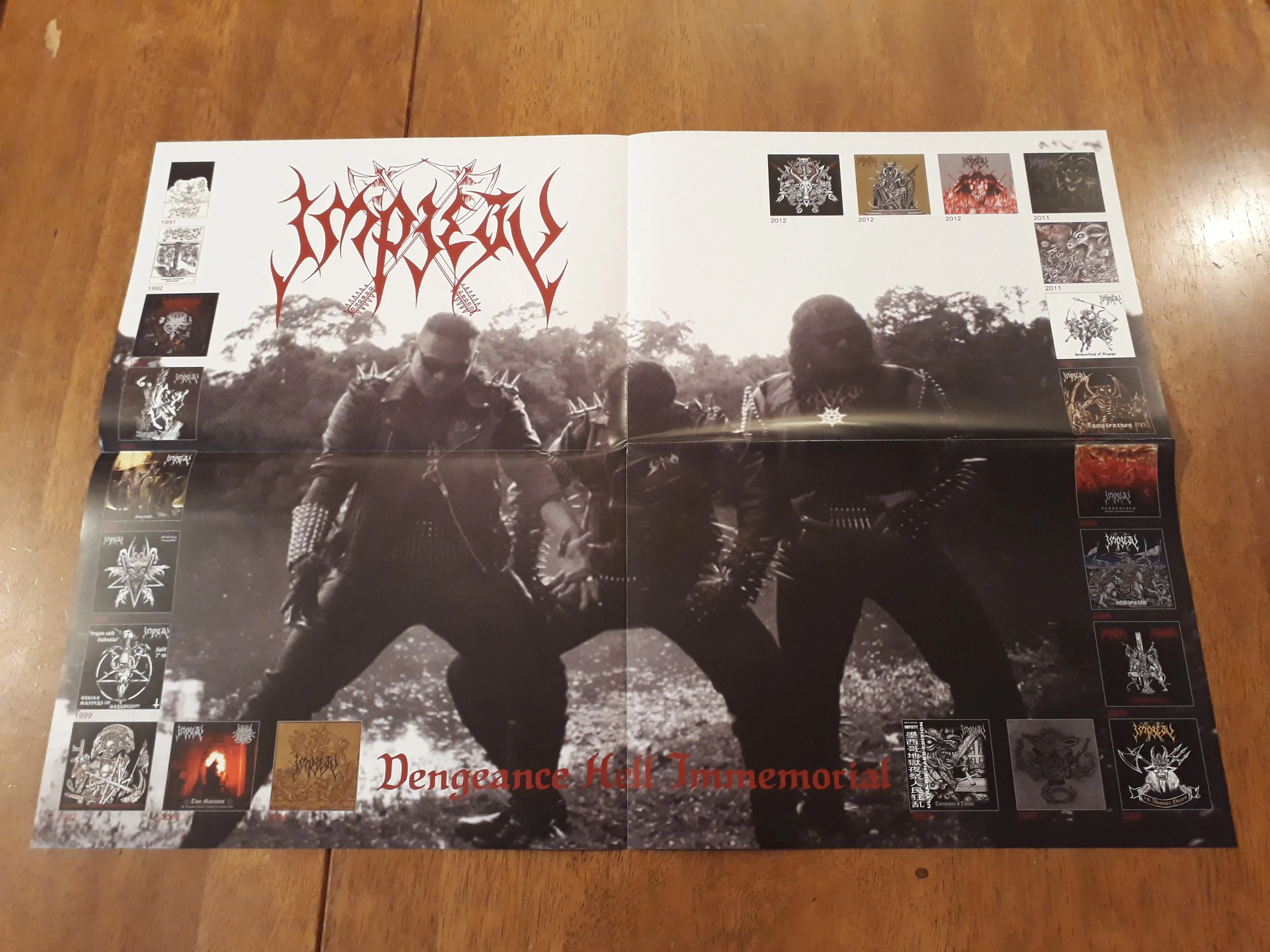 IMPIETY - 2013 - Vengeance Hell Immemorial VINYL