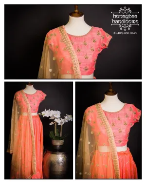 Indian Lehenga | Halfsaree | kids Lehenga| Silk Lehenga | Silk Pavada | Designer Lehenga | Langa Voni | Traditional Lehenga | Bridal Lehenga
