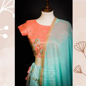 Indian Lehenga | Halfsaree | kids Lehenga| Silk Lehenga | Silk Pavada | Designer Lehenga | Langa Voni | Traditional Lehenga | Bridal Lehenga