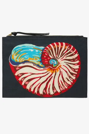 Inoui Editions Galapagos Shell in Navy/Bleu Marine