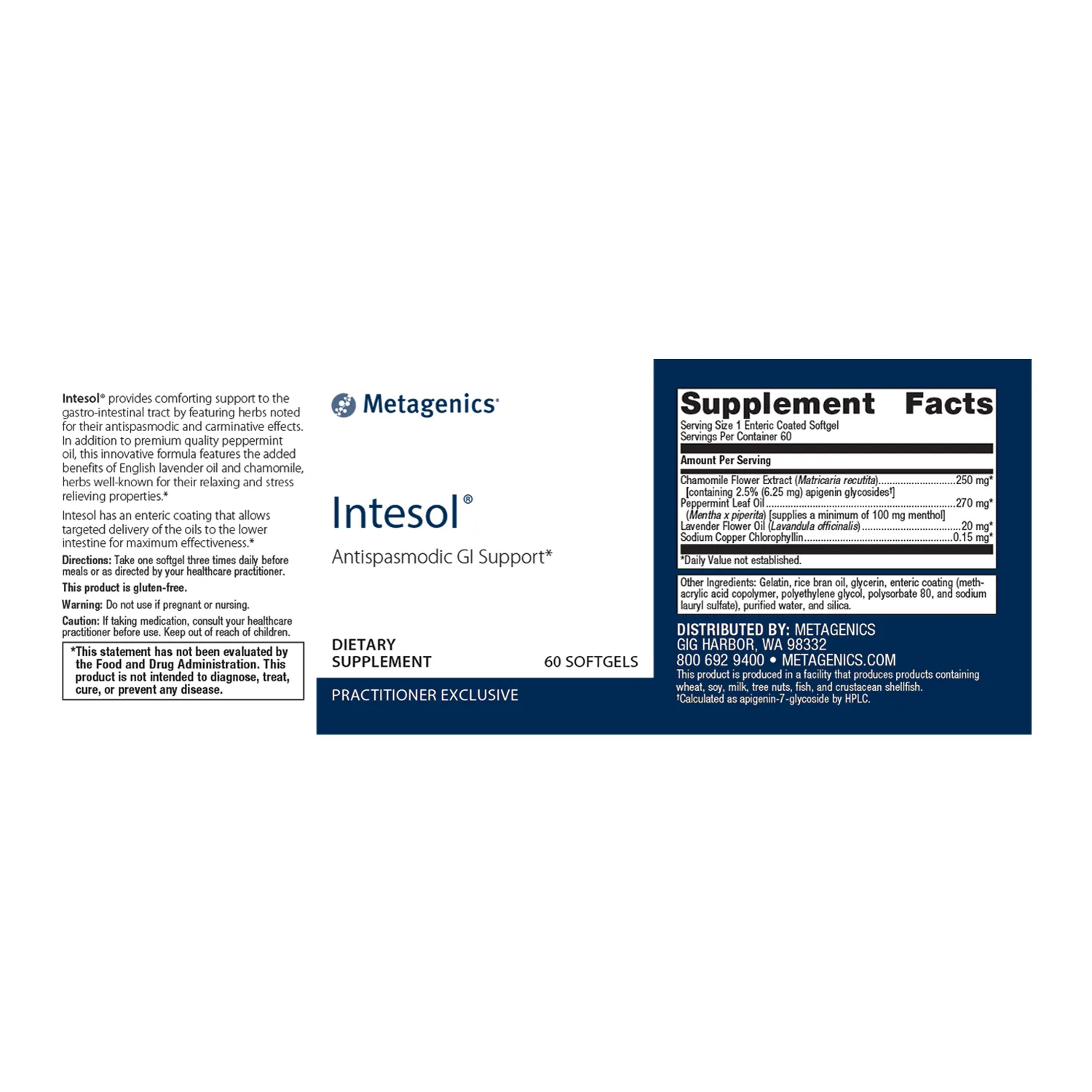 Intesol® <br>Antispasmodic GI Support*