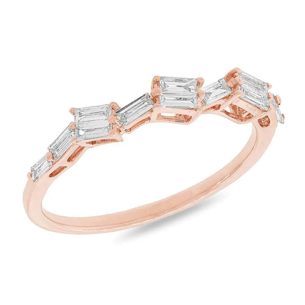 Jagged Baguette Ring