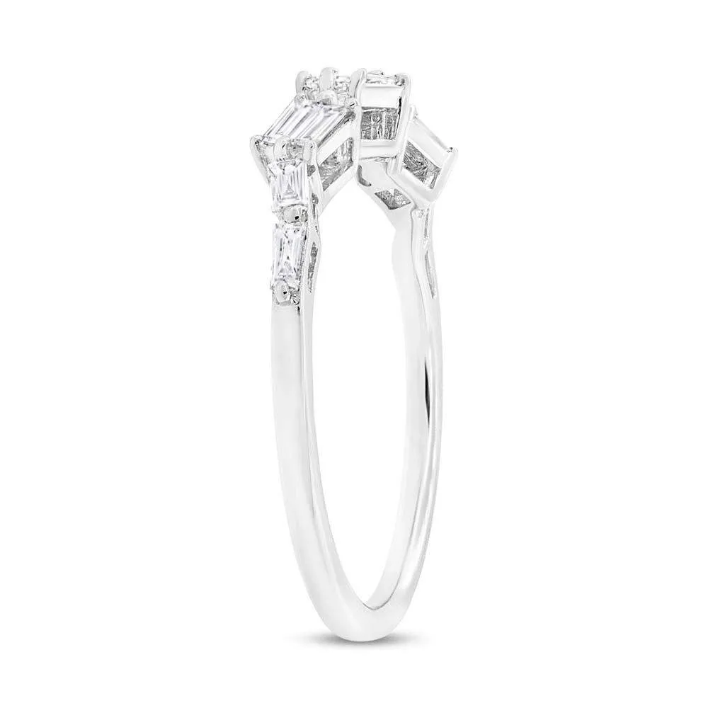 Jagged Baguette Ring