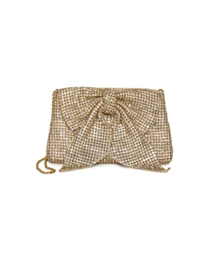 Jolene Diamante Bow Clutch