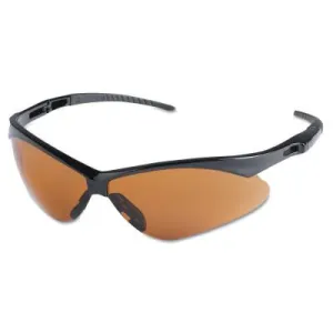 Kimberly-Clark Professional V30 Nemesis* Safety Eyewear, Copper Blueshield Lens, Anti-Scratch, Black Frame, 19642