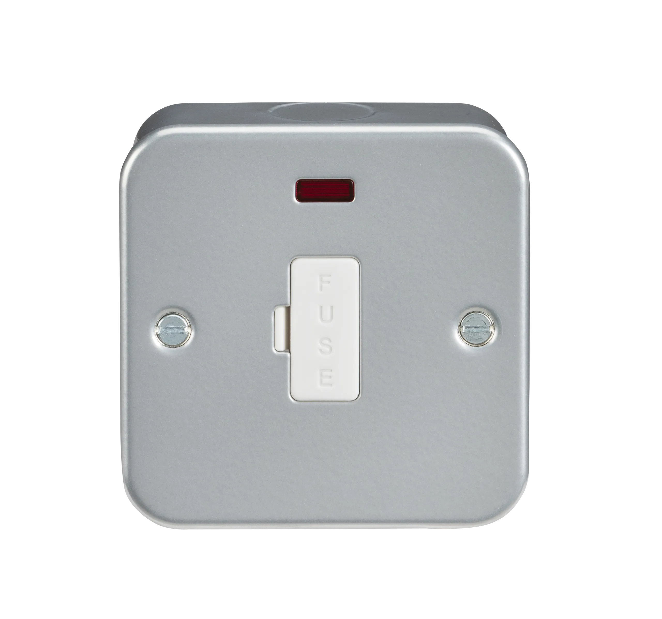 Knightsbridge M6000N Metal Clad 13A Fused Spur Unit   Neon