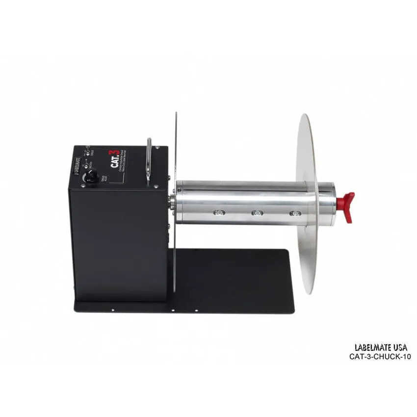Labelmate Standard Heavy-Duty Rewinder - CAT-3-CHUCK-10