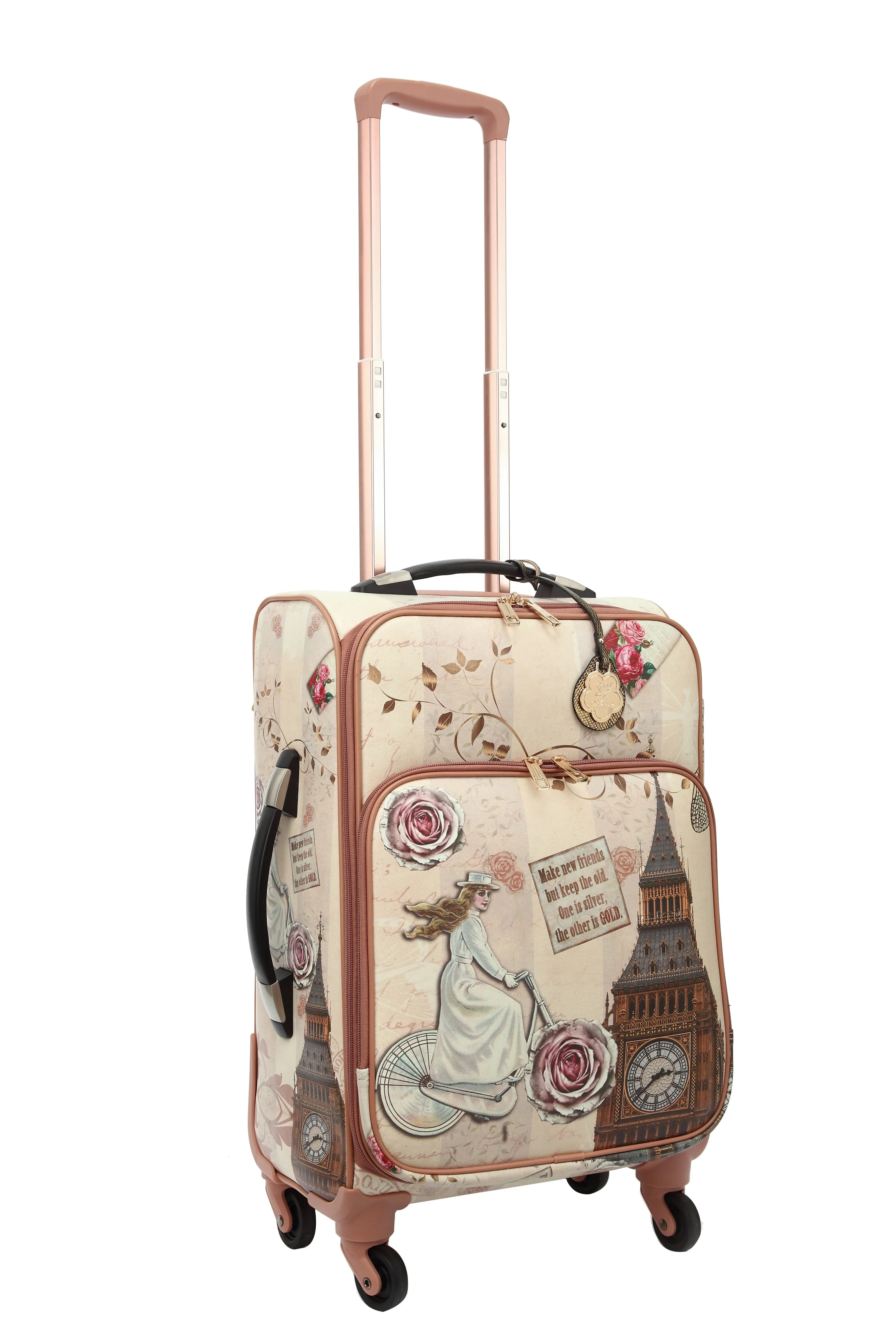 Lady Dream Carry on Luggage with Spinner Wheels [FCL6999]