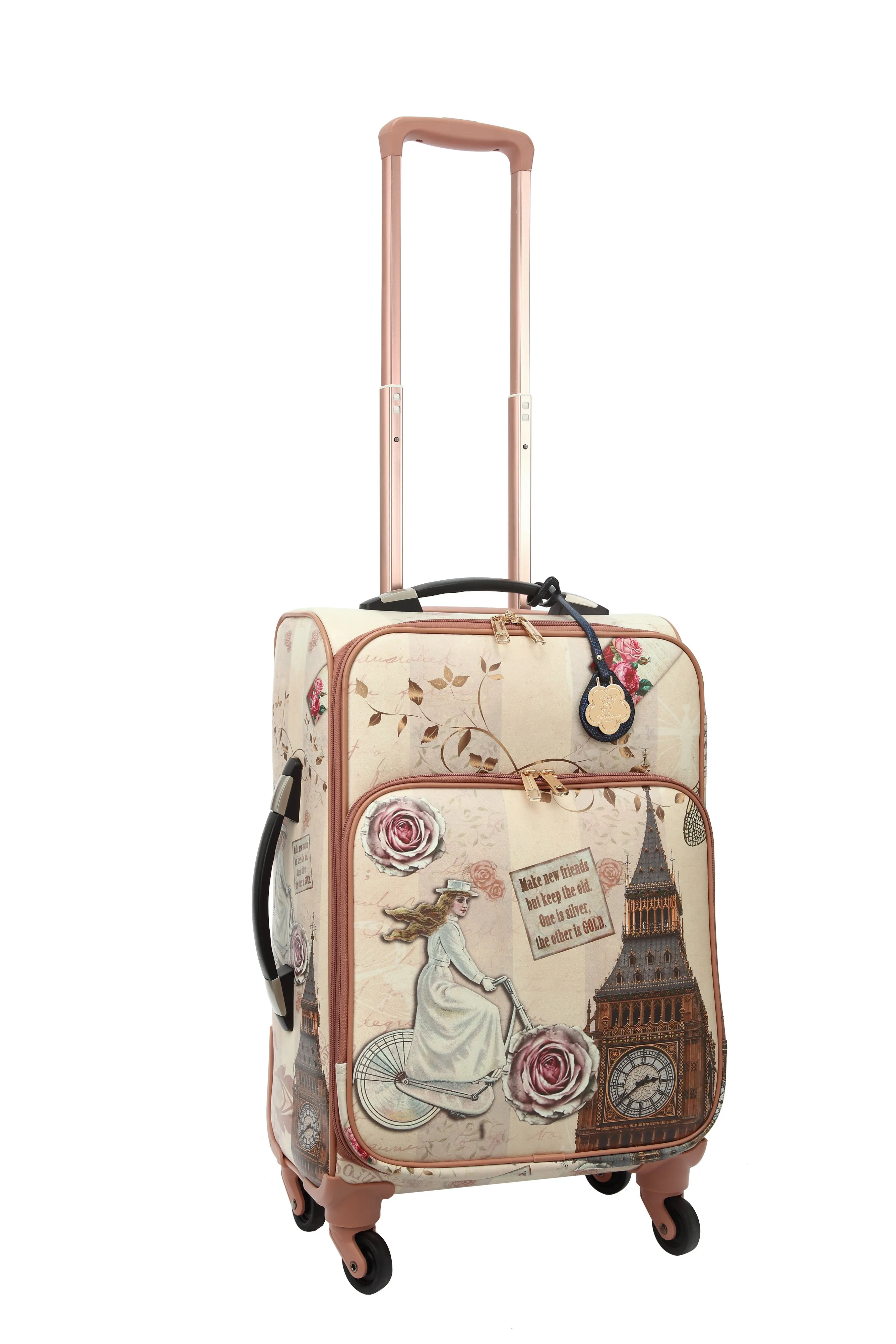 Lady Dream Carry on Luggage with Spinner Wheels [FCL6999]