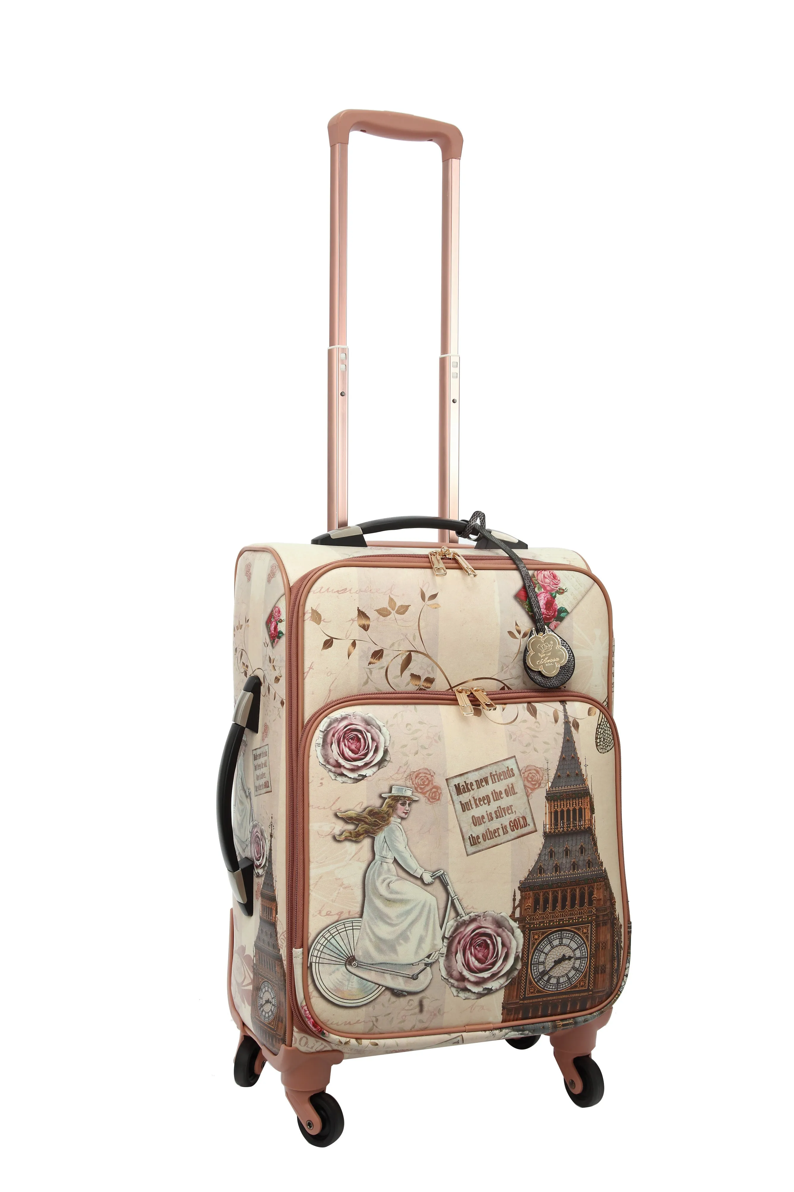 Lady Dream Carry on Luggage with Spinner Wheels [FCL6999]