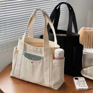 Large Capacity Canvas Tote Bag
