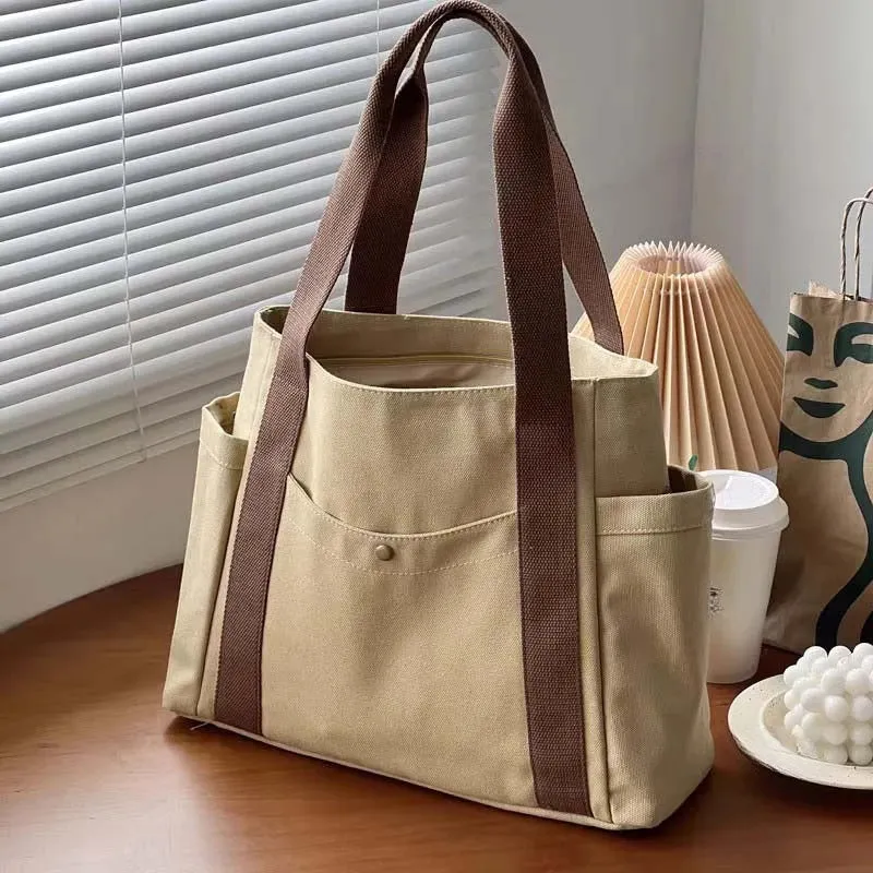 Large Capacity Canvas Tote Bag