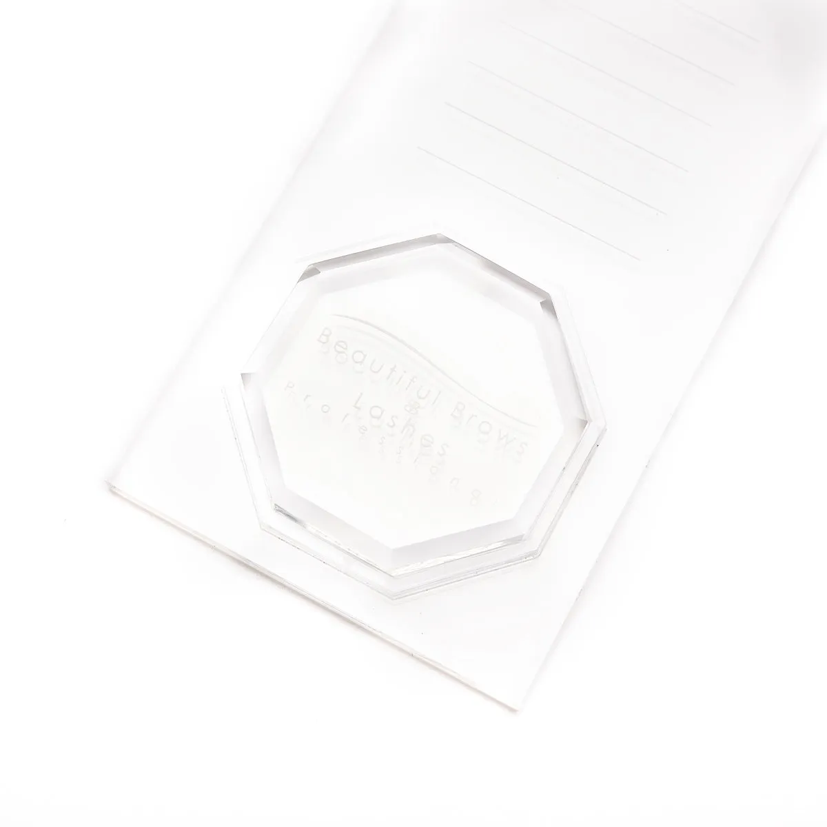 Lash Plate with Octagonal Crystal Platform