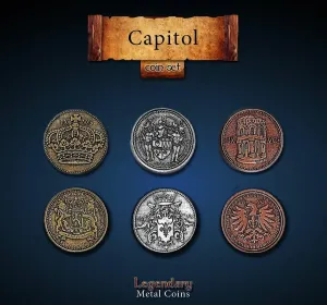 Legendary Metal Coins: Capitol