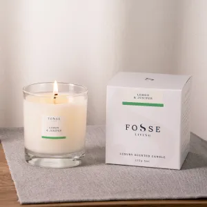 Lemon & Juniper Scented Candle