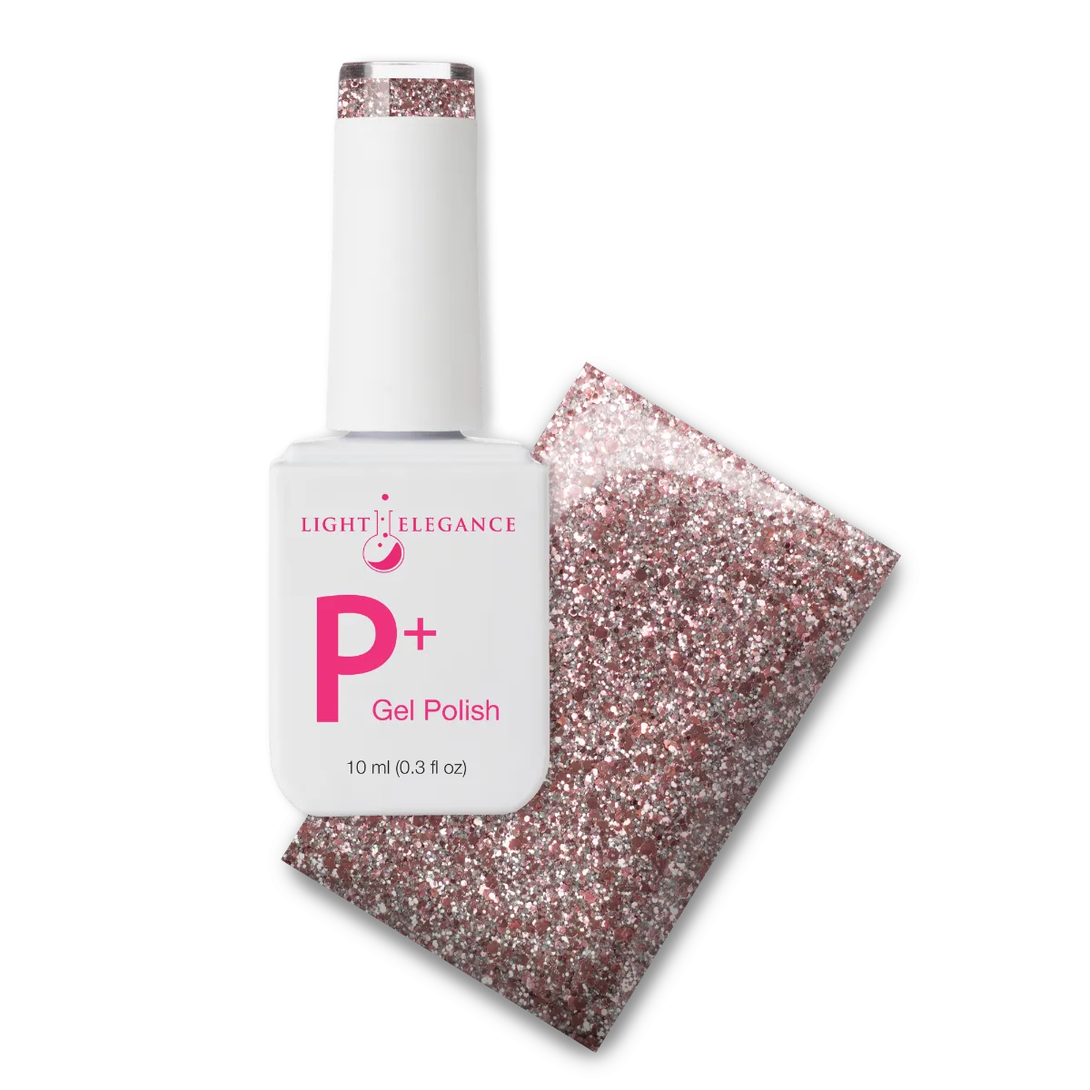 Light Elegance P  Soak-Off Glitter Gel Polish - Hot and cold