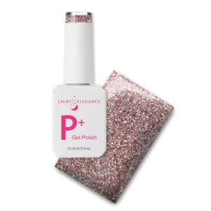Light Elegance P  Soak-Off Glitter Gel Polish - Hot and cold
