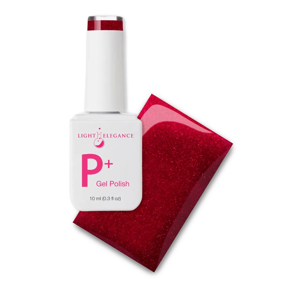 Light Elegance P  Soak-Off Glitter Gel Polish - Red Chandelier