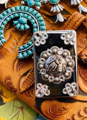Lighter - Metal Concho