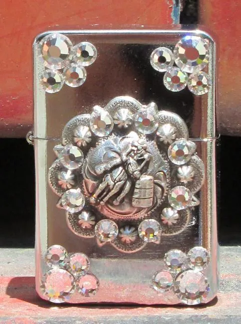 Lighter - Metal Concho