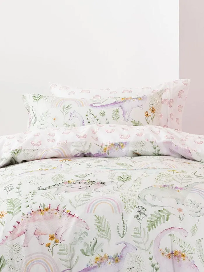 Linen House Multi Dino Garden Duvet Cover Set