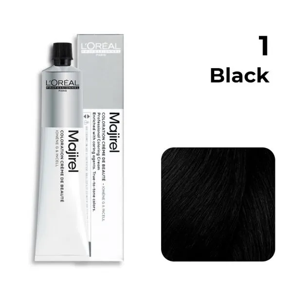LOREAL PARIS HAIR COLOUR MAJIREL 1 BLACK