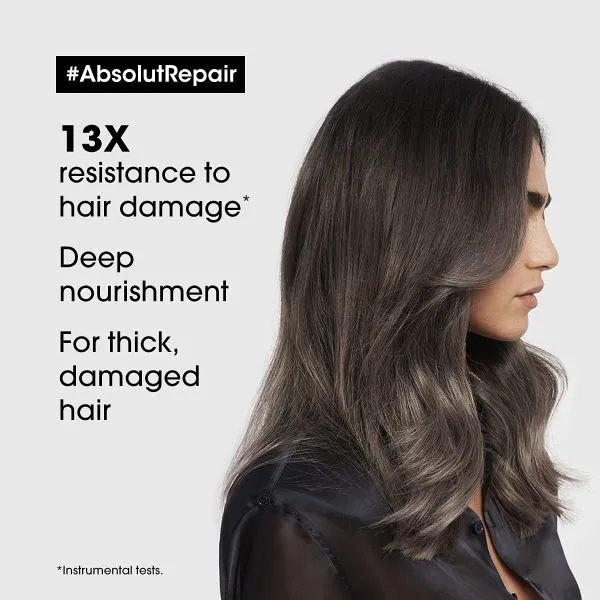 L'Oreal Professionnel Serie Expert Absolut Repair Shampoo 300ml & Hair Mask 250gm Combo