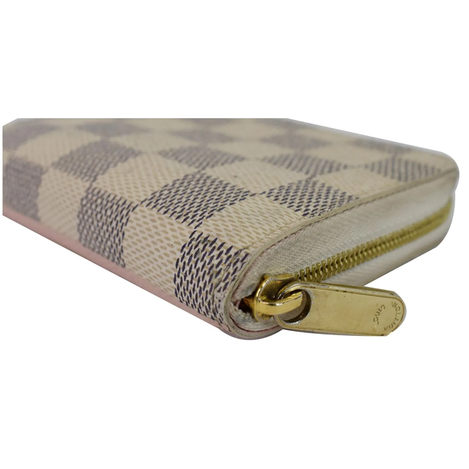 LOUIS VUITTON Birds Zippy Damier Azur Coin Purse White - Final Sale