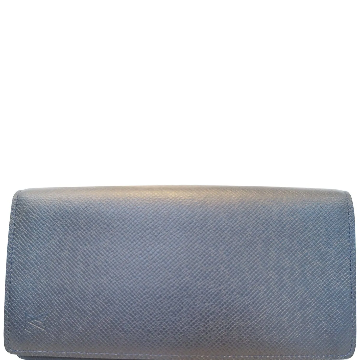 LOUIS VUITTON Brazza Black Taiga Leather Wallet